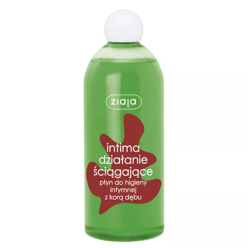 ziaja intima - płyn do higieny intymnej, kora dębu, 500 ml
