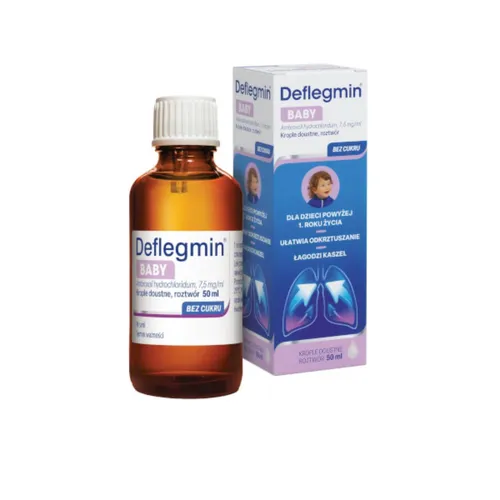 Deflegmin Baby 7,5 mg/ml, krople doustne, 50 ml