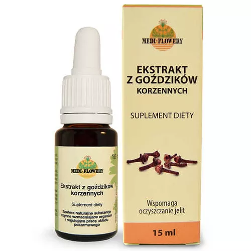 Medi-Flowery Ekstrakt z Goździków Korzennych, krople, 15 ml