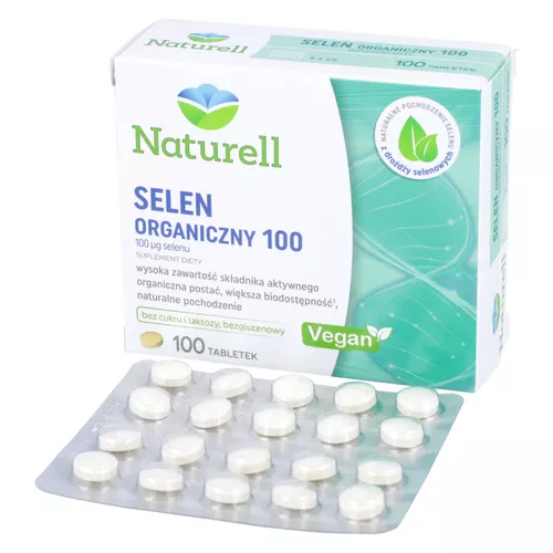 Naturell Selen Organiczny 100, 100 tabletek