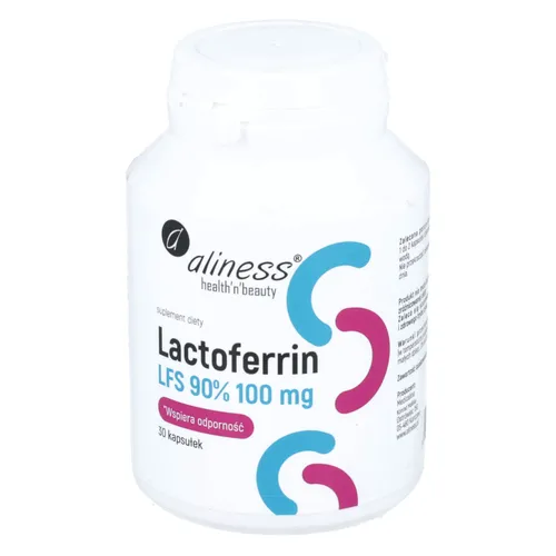 Aliness Lactoferrin LFS90%, 30 kapsułek