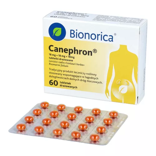 Canephron 18 mg + 18 mg + 18 mg, 60 tabletek