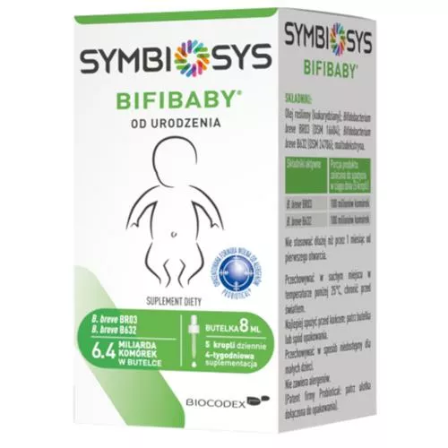 Symbiosys BIFIBABY - krople dla dzieci od urodzenia, 8 ml