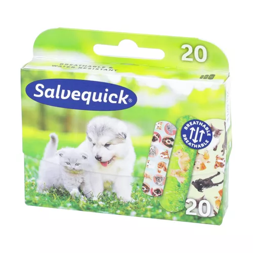 Salvequick Animal Planet - plastry, 20 sztuk