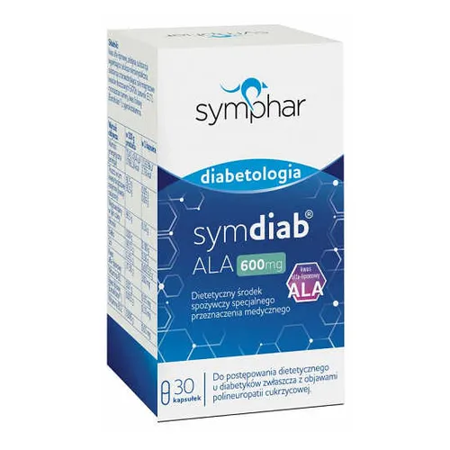 symdiab ALA - kapsułki, 600 mg, 30 sztuk