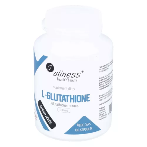 Aliness L-Glutathione 500 mg, 100 kapsułek