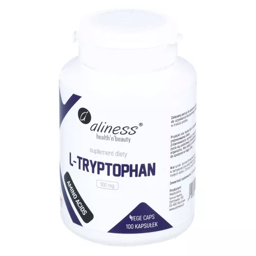 Aliness L-Tryptophan 500 mg, 100 kapsułek