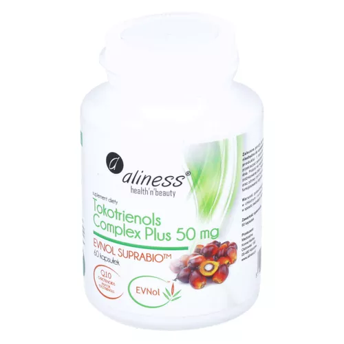 Aliness - Tokotrienols Complex Plus 50 mg, 60 kapsułek