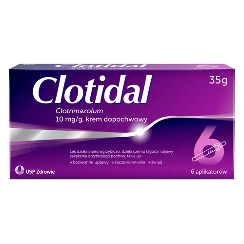 Clotidal 10 mg/g, krem dopochwowy, 35 g