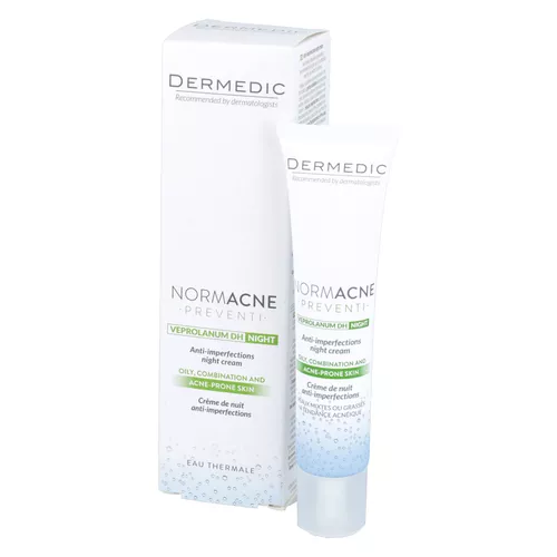 DERMEDIC NORMACNE Preventi - krem niwelujący niedoskonałości na noc, 40 ml