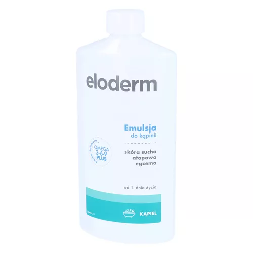 ELODERM - emulsja do kąpieli, skóra sucha, atopowa, egzema, 400 ml