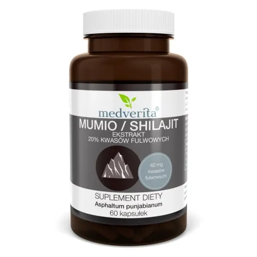 Medverita Mumio/Shilajit, 60 kapsułek