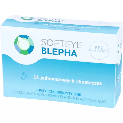 SOFTEYE BLEPHA - chusteczki okulistyczne, 14 sztuk