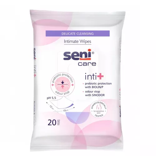 Seni Care Inti+ - chusteczki do higieny intymnej, 20 sztuk