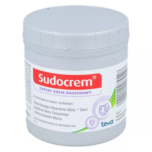Sudocrem EXPERT - krem barierowy, do pielęgnacji otarć i odparzeń, 400 g