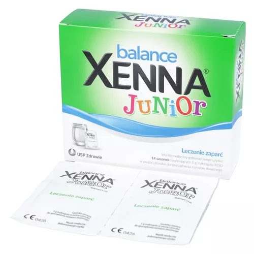 Xenna Balance Junior - leczenie zaparć, 14 saszetek