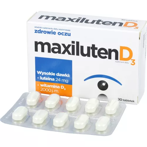 Maxiluten D3, 30 tabletek