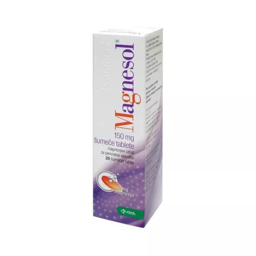 Magnesol 150 mg, 20 tabletek musujących