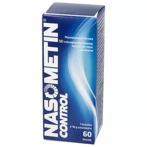 Nasometin Control 50 mcg/dawkę, aerozol do nosa, zawiesina, 60 dawek