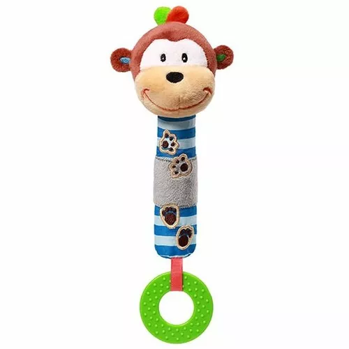 BabyOno - piszczek z gryzakiem, Monkey George, 1 sztuka /619
