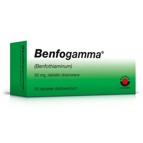 Benfogamma 50 mg/g, tabletki, 50 sztuk