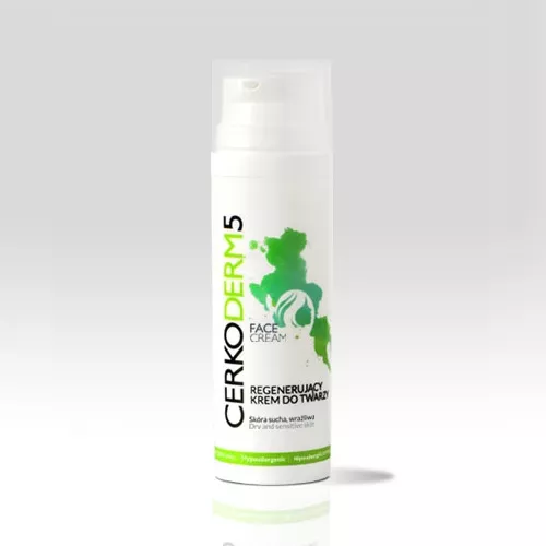 CERKODERM 5 - regenerujący krem do twarzy, 50 ml