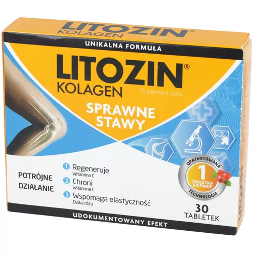 Litozin Kolagen Sprawne Stawy, 30 tabletek