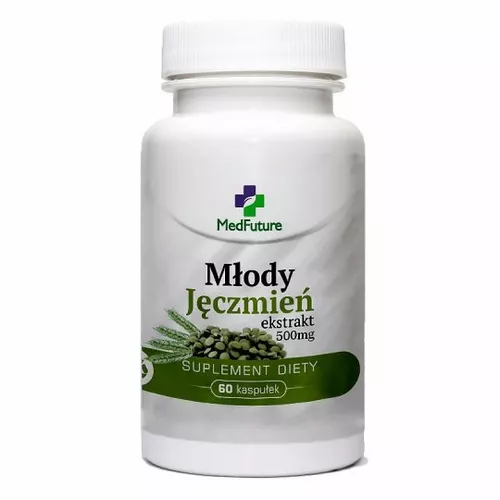 MedFuture Młody Jęczmień Ekstrakt 500 mg, 60 kapsułek