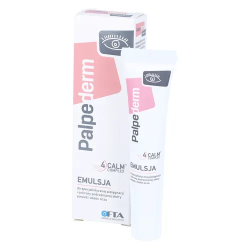 Palpederm - emulsja do podrażnionej skóry powiek i okolic oczu, 15 ml