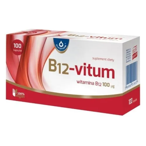 B12-Vitum, 100 µg, 100 kapsułek