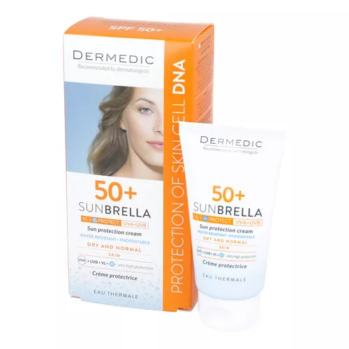 DERMEDIC Sunbrella - krem ochronny, skóra sucha i normalna, SPF50+, 50 g