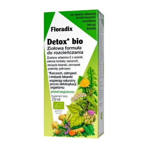 Floradix Detox- Bio, płyn, 250 ml
