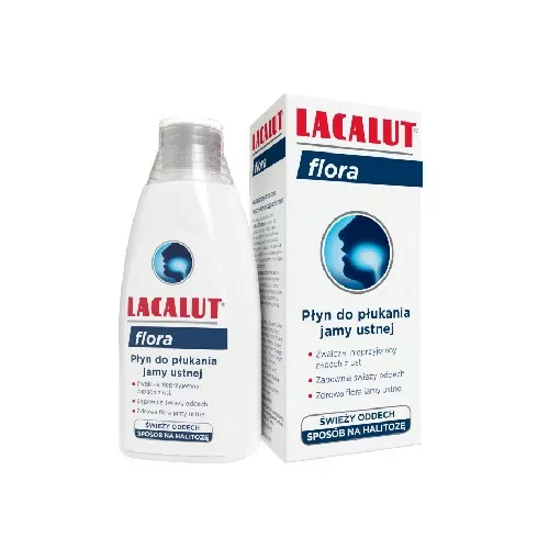 LACALUT FLORA - płyn do płukania jamy ustnej, 300 ml