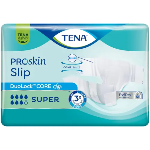 TENA Slip ProSkin Super - pieluchomajtki, rozmiar M, 10 sztuk