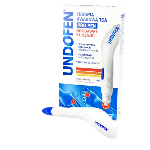 UNDOFEN PRO PEN - terapia kwasowa TCA, kurzajki i brodawki, żel, 1 aplikator