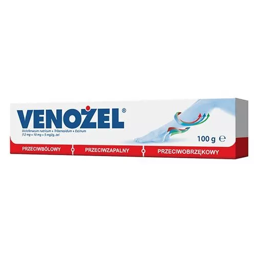 Venożel (12 mg + 10 mg + 5 mg)/g, żel, 100 g