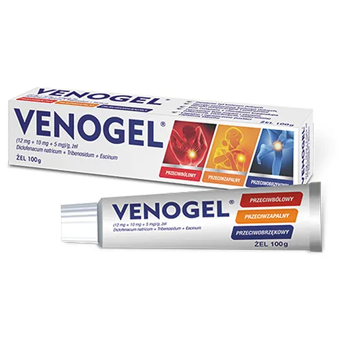 Venożel (12 mg + 10 mg + 5 mg)/g, żel, 100 g