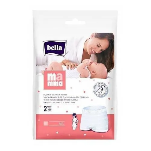 Bella Mamma - majtki poporodowe, wielorazowe, M/L, 2 sztuki