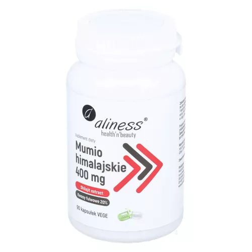 Aliness Mumio himalajskie 400 mg, 90 kapsułek