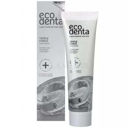 Ecodenta Triple Force - pasta do zębów o potrójnym działaniu, 100 ml