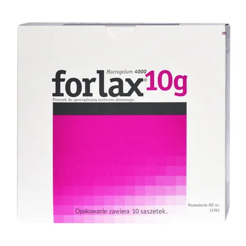 Forlax 10 g, proszek do sporządzania roztworu doustnego, 10 saszetek