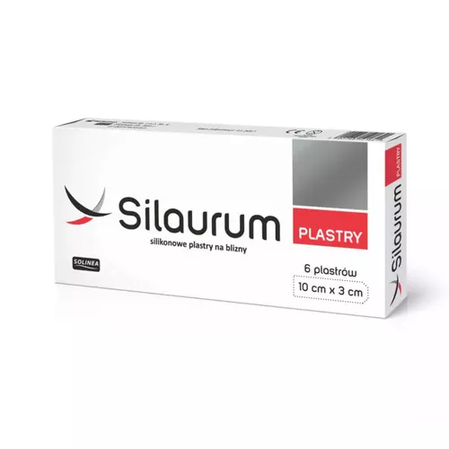 Silaurum - silikonowe plastry na blizny, 5 cm x 30 cm, 5 sztuk
