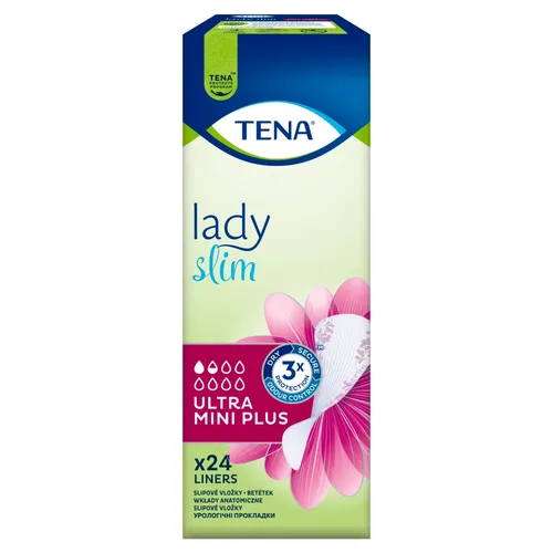 TENA Lady Slim Ultra Mini Plus - wkładki anatomiczne, 24 sztuk