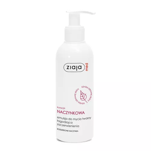 ziaja med - kuracja naczynkowa, emulsja do twarzy łagodząca zaczerwienienia, 200 ml