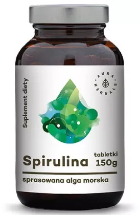 Aura Herbals Spirulina, 150 g (600 tabletek)