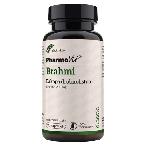 PharmoVit Brahmi Bakopa drobnolistna, 90 kapsułek