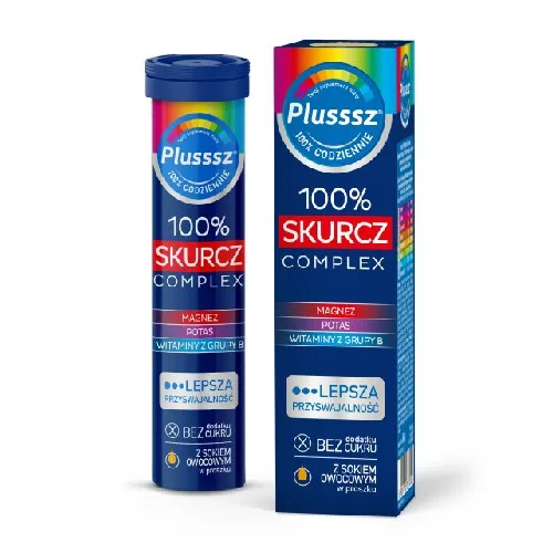 Plusssz 100% Skurcz Complex, 20 tabletek musujących