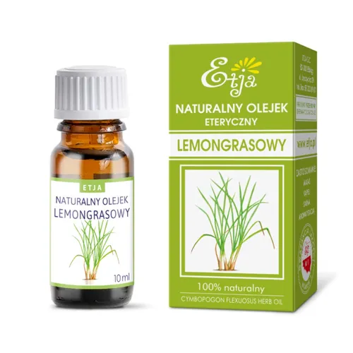 ETJA - naturalny olejek eteryczny, lemongrasowy, 10 ml