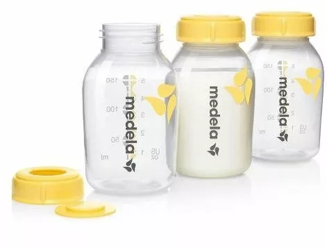 MEDELA BOX - Butelki na pokarm 3x150 ml - zestaw