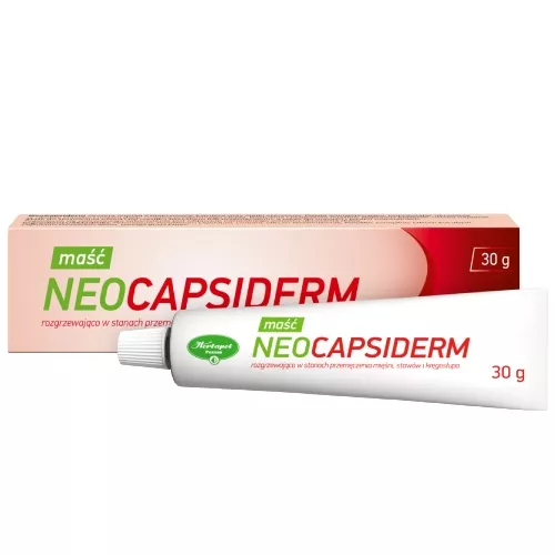 NeoCapsiderm - maść rozgrzewająca w stanach przemęczenia mięśni, stawów i kręgosłupa, 30 g
